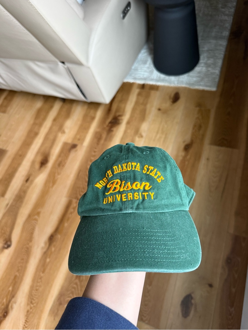 North Dakota State University Bison Green Baseball Cap